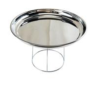 Fackelmann Pelle à lasagnes et pizza 31139 – Acier inoxydable & bois, spatule ajourée 29x8,8x5 cm