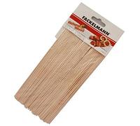 Fackelmann Fair Brochettes en bois de hêtre Beige 20 x 12,4 x 5 cm