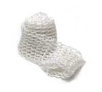 Fackelmann Filet de boucher élastique pour viande farcie, rôtie, fumée ou ronde de bœuf, fabriqué en polyester, blanc, environ 2 m de long, 1 unité