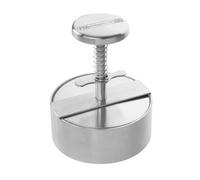 Fackelmann Fm Professional 22205 Presse À Hamburger, Presse À Burger, Ustensile De Cuisine, Presse Hamburger, Presse Burger, Presse Viande, Acier Inoxydable, Argenté, 14 Cm X 11 Cm X 11 Cm