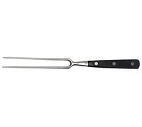 FACKELMANN FMProfessional Fourchette à Viande pour Steaks, rôtis et légumes Fourchette à Barbecue à Dents Longues - Fourchette à découper pour Retourner et Fixer la Viande et Autres - Argenté