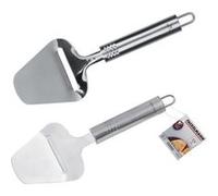 Fackelmann Coupe-fromage 40436 Poignée ovale Acier inoxydable Argent 24 x 8 x 3,5 cm
