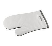 Fackelmann Gant de cuisine en coton - protecteur de chaleur 28 x 18 cm - gris et blanc