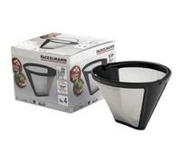 Fackelmann Filtre à café réutilisable 42273 – Plastique, Acier inoxydable 11,5 x 8,5 cm Argent/Noir