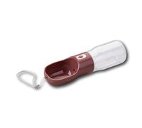 Fackelmann Gourde de Voyage pour Animaux de Compagnie - 400 ML - avec Bouchon - Anti-Fuite - Réutilisable - Idéal pour Les Chiens et Les Chats - pour la Marche, la randonnée et Les Voyages