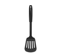 Fackelmann INITIAL Spatule fendue, plastique, tranche, spatule de cuisine antiadhésive, anti-rayures, palme à hamburger, résistante à la chaleur, ustensile de cuisine pour égoutter et frire, 31,5 cm