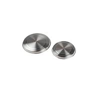 Fackelmann Caches plaques de cuisson 12306 – Acier inoxydable et Aluminium 16 et 20 cm – Lot de 2