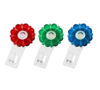 FACKELMANN Lot de 2 Crochets adhésifs en Plastique, Multicolores, 10 x 55 x 25 cm