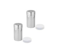 Fackelmann Lot de 2 saupoudreuses inox pour sucre glace ou cacao
