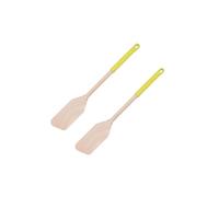 Fackelmann Lot de 2 spatules de cuisine bois et silicone 34 cm