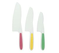Fackelmann Lot de 3 Couteaux de Cuisine Enfant en Plastique