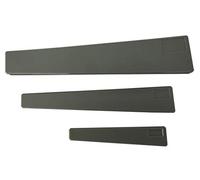 Fackelmann Lot de 3 housses de protection en ABS Gris 19,5 x 4 x 0,8 cm 16 x 2,7 x 0,6 cm 10 x 2 x 0,5 cm