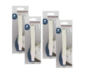 Fackelmann Lot de 4 Brise-jet de robinet en caoutchouc 16,2 cm universel