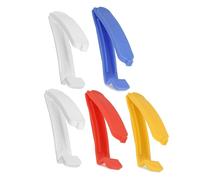 Fackelmann Lot de 5 Fermetures pour sachets, Multicolores