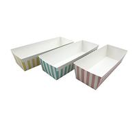 Fackelmann Lot de 5 moules à Cake en Carton, Multicolore