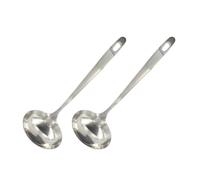 Fackelmann Lot de louches inox 28 cm | Service précis et rapide, Inox pour aliments chauds, Format 28 x 8,8 cm, Pour soupe et sauce, Lot de 2