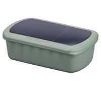 Fackelmann Lunchbox, Boite Bento, 1 L avec Séparateur Mobile Verte | Boîte Mealprep pour le bureau, l'école et les déplacements, passe au micro-ondes, au lave-vaisselle, au congélateur