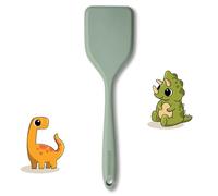 Fackelmann Mini spatule en silicone et acier inoxydable, résistante à la chaleur jusqu'à 230 °C, idéale pour les ustensiles de cuisine enduits, passe au lave-vaisselle