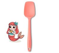 Fackelmann Mini spatule en silicone rose délicat, résistante à la chaleur jusqu'à +230 °C, idéale pour les ustensiles de cuisine enduits, passe au lave-vaisselle