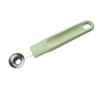 Fackelmann Moule à Fruits/Beurre, Acier Inoxydable, Vert Menthe/Gris Clair, 180 x 30 mm