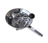 Fackelmann Moulin à légumes 2764250 – Acier inoxydable, gris, 24 cm
