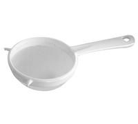 Fackelmann Passoire avec Filet en Plastique Ø 9 cm, Arcadalina, Bois, Couleur : Blanc, quantité : 1 pièce
