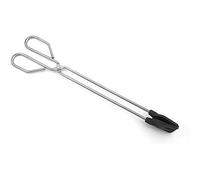Fackelmann Pinces de Cuisine avec pelles. Pinces à Cuisson et à Placer, adaptées aux croquettes et fritures, Acier Inoxydable et Silicone, Couleurs Assorties Bleu et Gris. 35 x 8 x 4 cm, 1 pièce