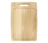 Fackelmann Planche à Découper avec Rainure en Bois 44 × 30 cm | Coupe stable sur grand format, Bois 44 x 30 x 2 cm, Rainure qui retient les jus, Poignée pour saisir ou accrocher