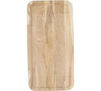Fackelmann Planche à découper 3181050 – Bois rectangulaire avec rainure 45×25×1,6 cm Marron