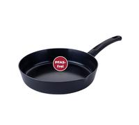FACKELMANN Poêle à frire Essential Highrise Ø 28 cm en aluminium recyclé, avec poignée ergonomique en bakélite et revêtement antiadhésif en céramique, passe au four