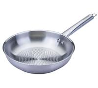 FACKELMANN Poêle à frire ovale de 20 cm de diamètre en acier inoxydable de qualité supérieure - Parfaite pour une cuisson nette sur tous les types de plaques de cuisson, y compris l'induction