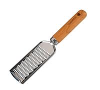Fackelmann Râpe à Fromage et Zesteur en Inox avec Manche Bois