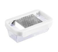 Fackelmann Râpe à muscade 45431 – mini acier inoxydable, blanc 10 x 6 x 3,5 cm