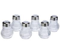 Fackelmann Rubin 46966 Mini Pots à épices en Verre (Lot de 6)
