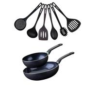 Fackelmann Set 2 woks céramique 20/28 cm induction avec 6 ustensiles