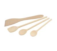 Fackelmann Set de 4 Ustensiles de Cuisine en Bois FSC