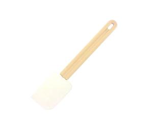 Fackelmann Spatule Maryse à pâtisserie en silicone blanc 32 cm | Mélange sans effort, Silicone souple, 32 cm pour bols profonds, Raclage précis, Passe au lave-vaisselle