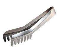 Fackelmann Stainless Steel Spaghetti Tongs, Silver, 19 x 11.8 x 2 cm