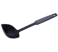 Fackelmann Statement Louche - Parfait pour soupes, sauces et ragoûts, résiste à la chaleur jusqu'à 180 °C, passe au lave-vaisselle, 28,5 cm, noir, conçue en Allemagne