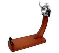 Fackelmann Support à Jambon Rotatif Professionnel pour Palette et Jambon, pin avec ferrures chromées, Couleur Bois Naturel, 36,5 x 16,5 x 37,5 cm, 1 unité