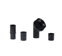 Fackelmann TopFilter 88500 Petite brosse ronde pour aspirateur pour textiles ou surfaces délicates, plastique, noire