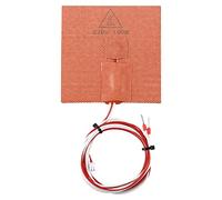 FackLOxc 1 coussin chauffant en silicone 100 x 100 mm 110/220 V 100 W pour imprimante 3D V0 Plaque de construction adhésive
