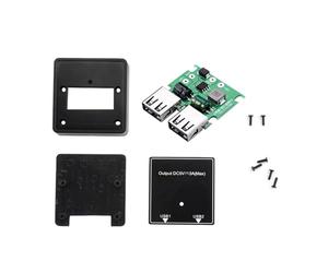 FackLOxc Bloc de Chargement USB à Double Port pour Utilisation en extérieur, Prend en Une entrée de 5, 5 V à 30 V pour des Sources d ' Alimentation Flexibles, de régulateur Portable
