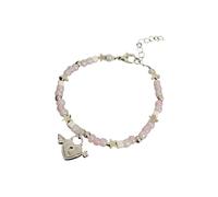 FackLOxc Bracelet tendance bleu/perles avec étoile élégante serrure/clé pendentif bracelets bijoux pour couples, Perles + alliage, Comme décrit.