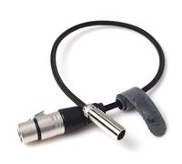 FackLOxc Câble adaptateur XLR mâle à femelle de qualité supérieure pour une connexion transparente des appareils auditifs, câble de 40 cm pour appareil photo