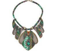 FackLOxc Collier ras du cou rétro fait à la main avec breloques géométriques pour anniversaire, bal de fin d'année, remise de diplôme, anniversaire, Métal