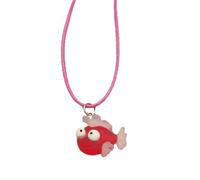 FackLOxc Collier tendance avec pendentif hippocampe, poisson-clown, chaîne tempérament, simple, réglable, ligne de cire, Résine