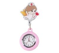 FackLOxc Corde Étirée Infirmière Watch Silicone Reliability Nurse Watch avec Cordon Élastique Pendant Temps Travail Santé Santé