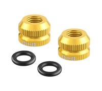 FackLOxc Écrou De Valves De Vélo Polyvalent 2 Paquets Noyau De Personnalité Hermétique Efficace pour Le Cyclisme sur De Longues Distances Connexion Sécurisée des Vannes