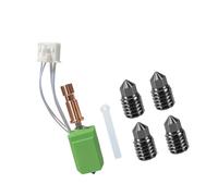 FackLOxc Ensemble Hotend Complet pour imprimante 3D avec 4 Buses en Acier trempé et buse d ' Impression Haute Vitesse améliorée par Chauffage en céramique
